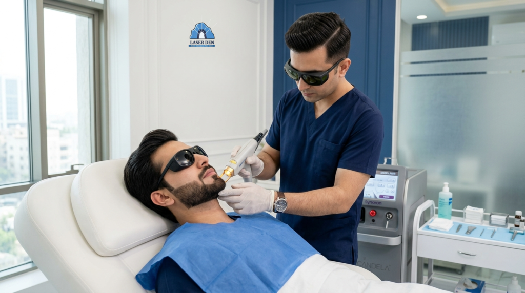 Face Laser Hair Removal Price in Karachi | Affordable Laser Hair Removal for Men